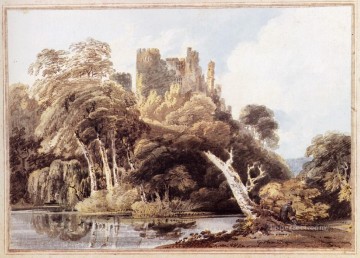 Watercolor Painting - Berr scenery Thomas Girtin watercolor
